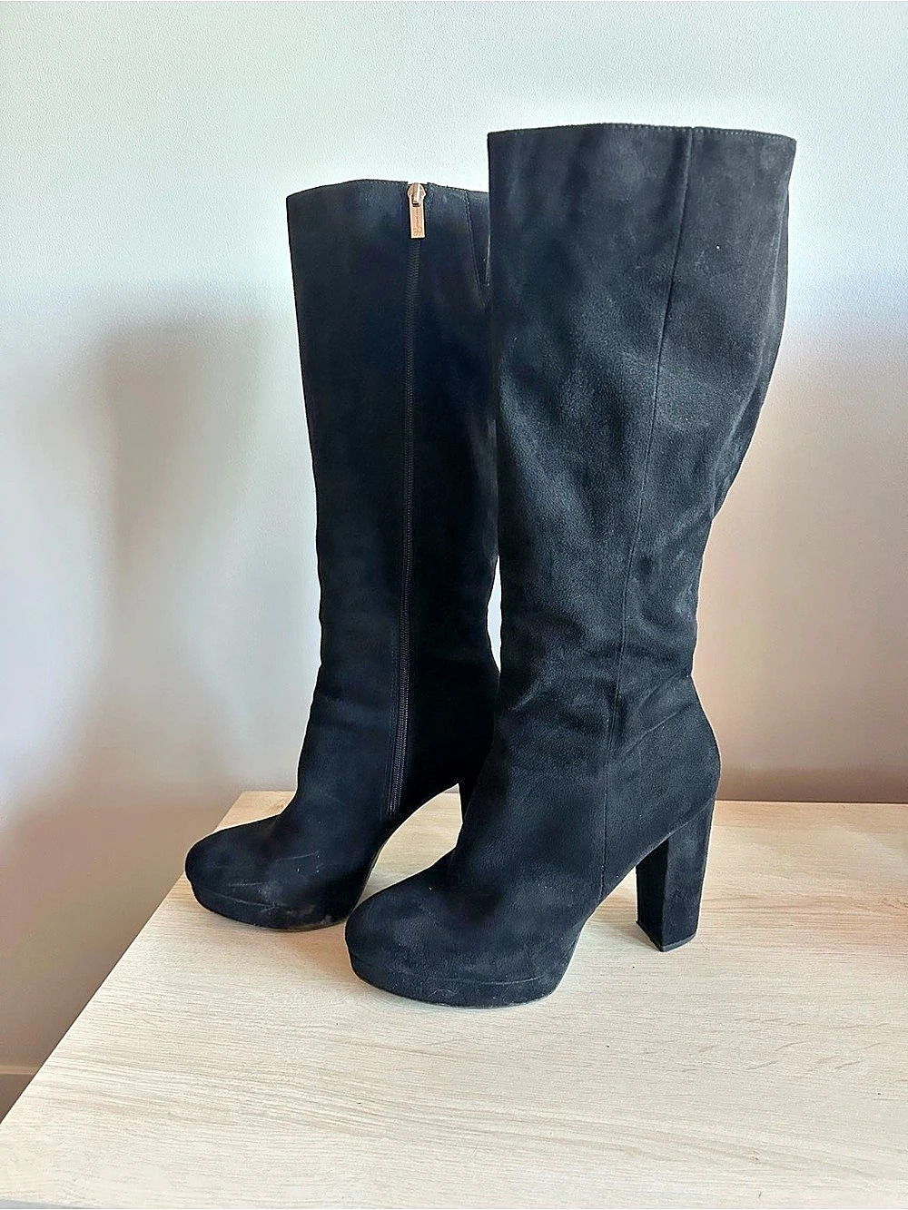 Jessica Simpson  Black Heeled Boots Size 41 / US 11